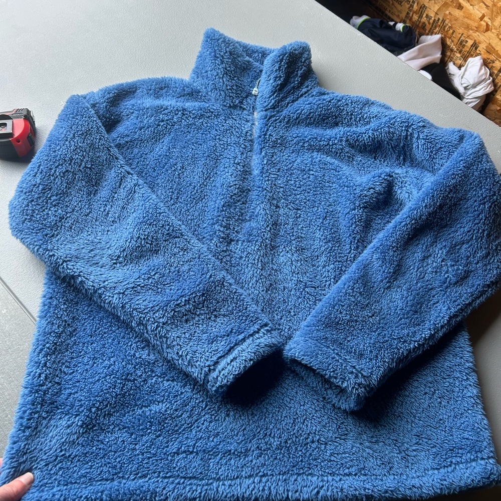 Eddie Bauer Cozy Blue Turtleneck Sweater